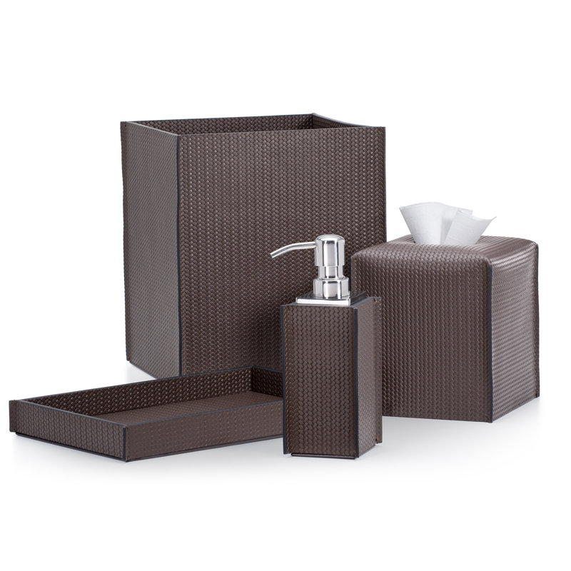 Piega Braid Soap / Lotion Dispenser, Brown