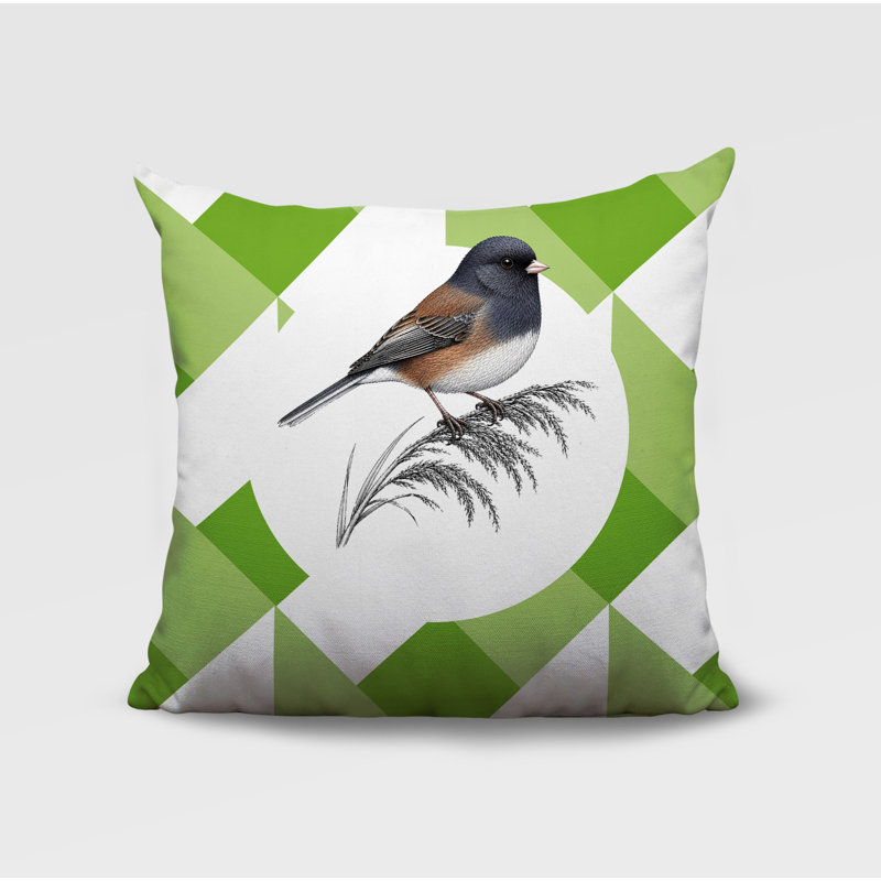 Coussin intérieur / extérieur Junco, 16 x 16, Vert printanier