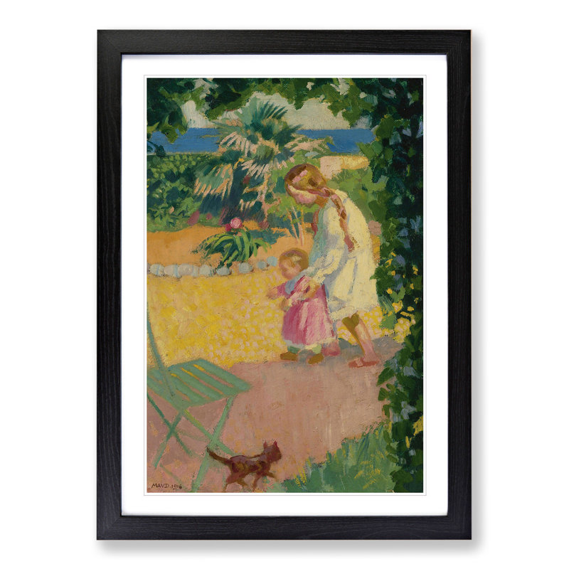 First Steps by Maurice Denis - Framed Print, Black Framed, 48cm H x 36cm W x 2cm D