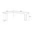 Bureau en bois massif noir en forme de L en acrylique-131329309-131329311