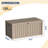 Emperic Design 120 Gallon Water Resistant Resin Lockable Deck Box-98472534