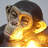 Adeodata Monkey Chimp Light Table Top Statue