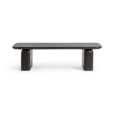 Bergholt Solid Wood Sled Coffee Table