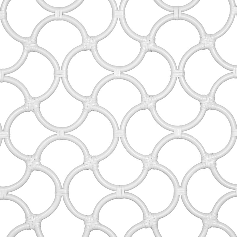 Mar Collection Headboard, White, King