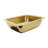 Nantucket Sinks Brightwork Home 14.5'' W Single Bowl Brass Kitchen Sink-4095046