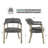 Tufted Solid Back Arm Chair-106905281-106905284