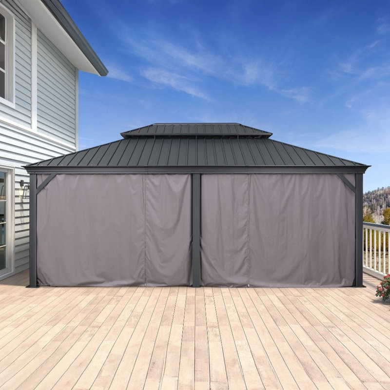 6m x 4.5m Aluminum Patio Gazebo