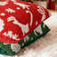 Abstract Red + Green Backrest Cushion
