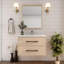 Meuble-lavabo mural 30 po avec lavabo en acrylique renforcé Victoria-97880846