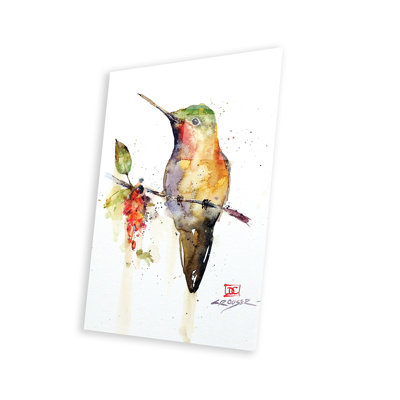 " Hummingbird On Branch " by Dean Crouser