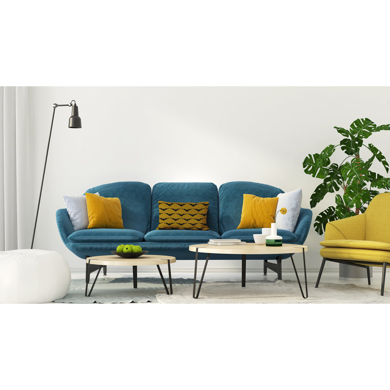 Coussin décoratif Bat Colony, Jaune