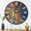 Horloge murale «The Energy Of Mystical Radiant Tree I»-93380871