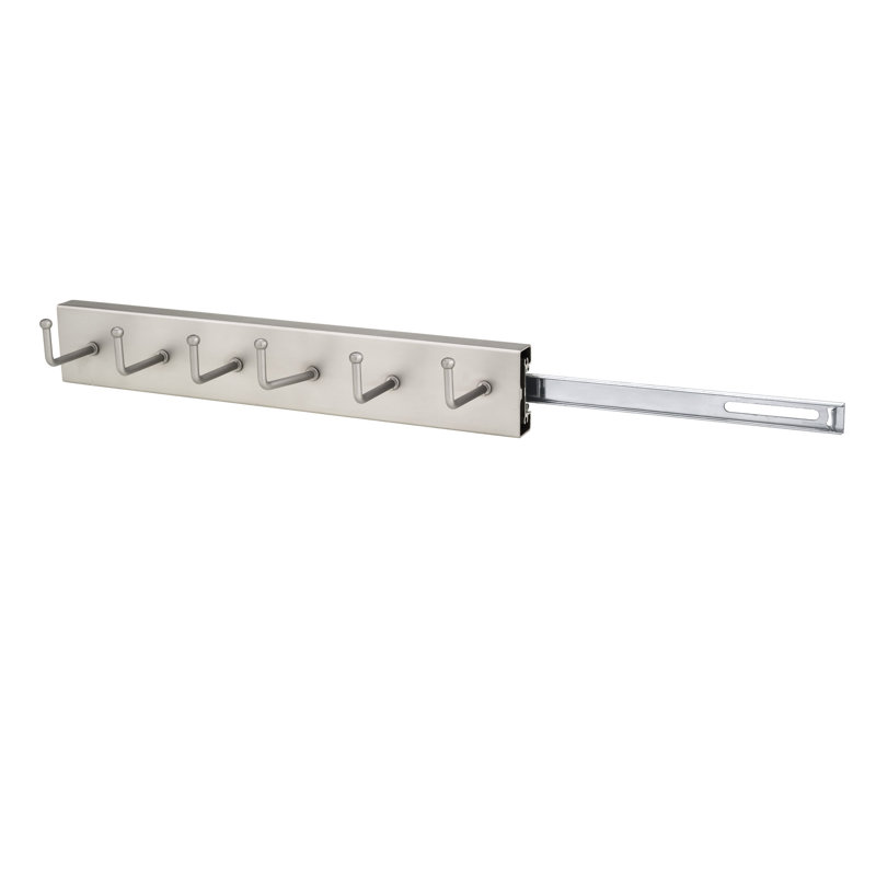 Porte-ceintures, Nickel mat, H 2,5 po x l 3 po x P 14 po