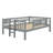 Triple Bed With Built-In Ladder,Slide And Guardrails-406409365