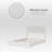Toph Modern Off-White/Eggshell Solid Wood Low Profile Bed with Headboard-69996653