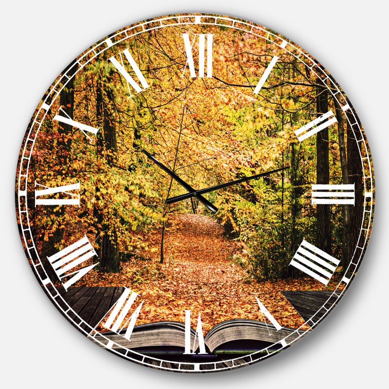 Horloge murale paysage, Surdimensionné