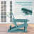 Glider Adirondack Chair with 3-Position Adjustable Backrest, Smooth Motion Chair for Patio, Wood-Like HDPE Outdoor Seating for Patio, Pool, and Yard-542004065