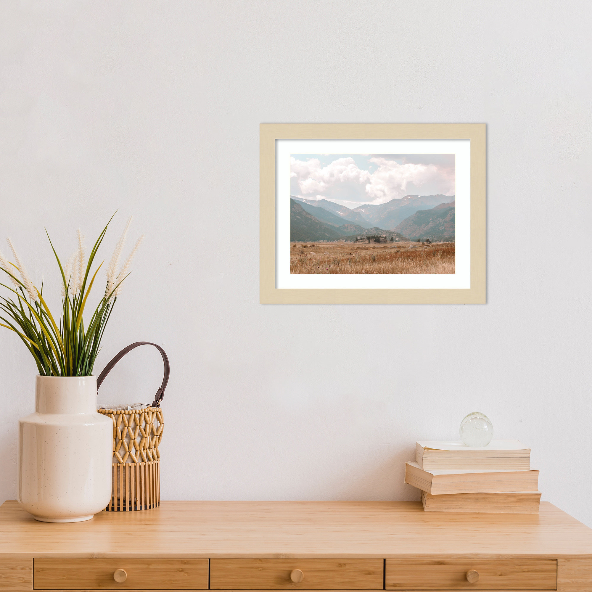 Wanderings by Alicia Abla, Brown, 11" H x 13" W x 1" D