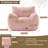 Bean Bag Chair for Adults with Lumbar support pillow, Memory Foam Giant Bean Bag Sofa with Faux Fur Material Lazy Sofa for Living Room Bedroom Dorm Office-676891196-688772196