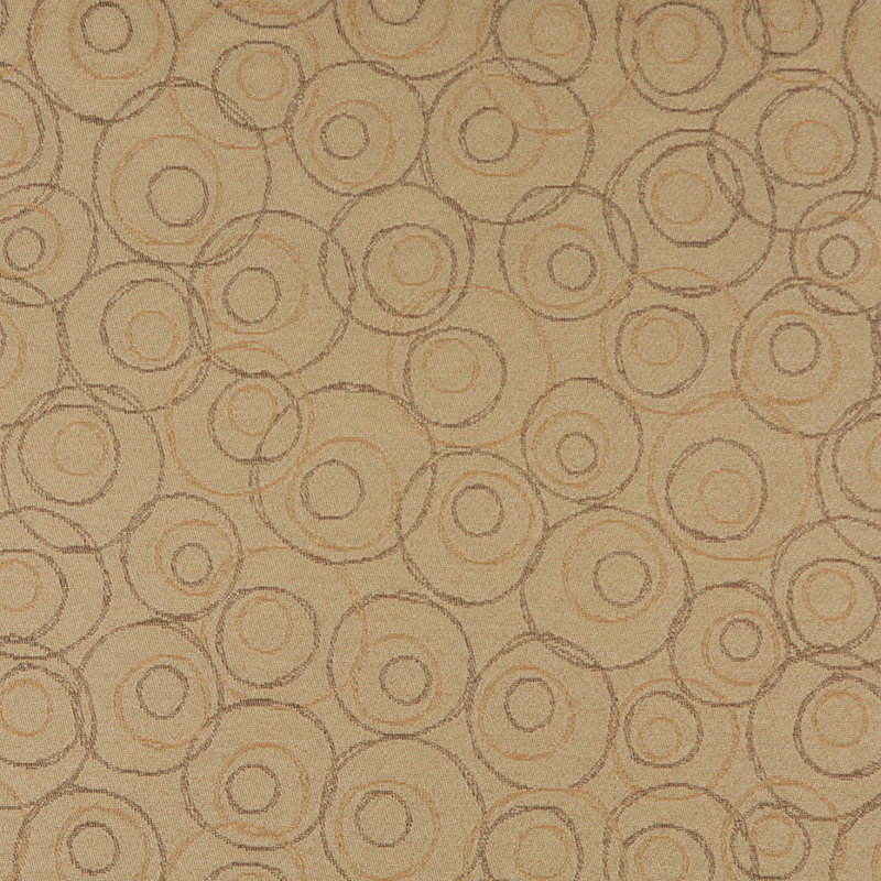 Tissu géométrique circulaire, Beige
