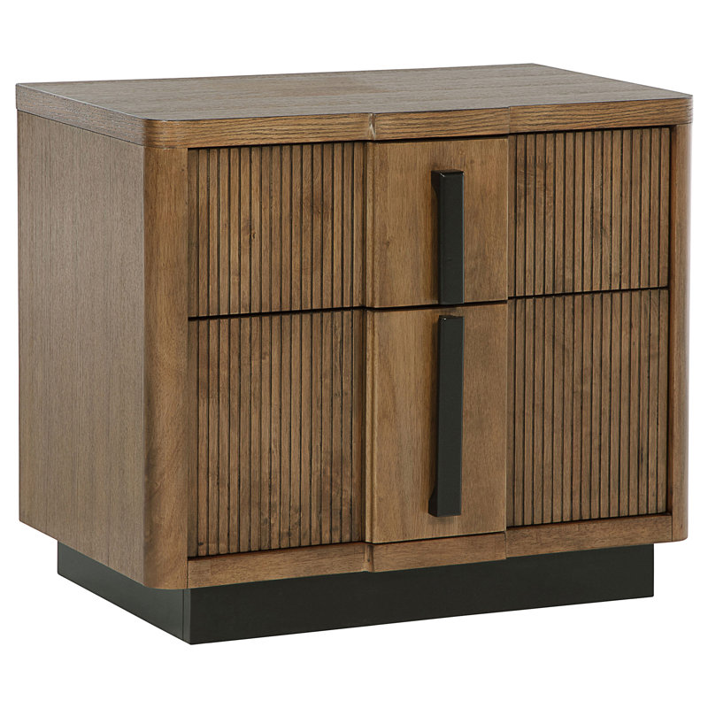 Table de chevet 2 tiroirs Moraga