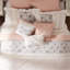 Ensemble d'édredon 9 pièces en percale de coton rosé-117508604
