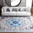 Low-density stain-resistant Oriental carpets are suitable for living rooms and family rooms.