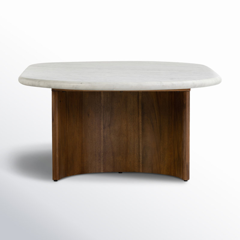 Paden Coffee Table, 17" H x 35" L x 65" W, Worn Oak