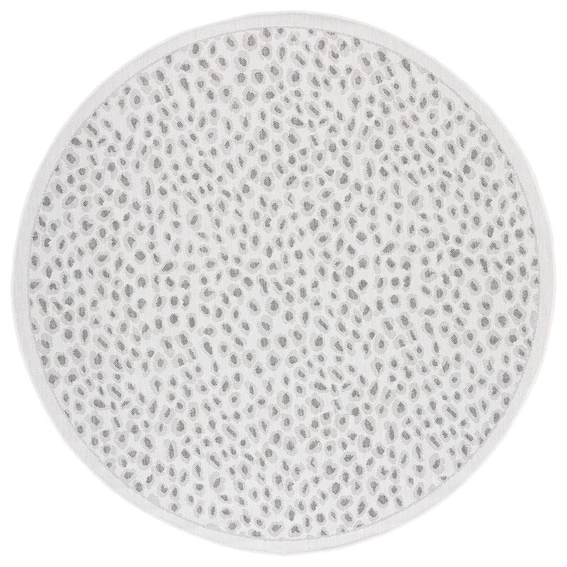 Tapis d'intérieur / extérieur Aidah Performance, Rond 6 pi 7 po