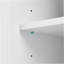 Grande armoire de rangement polyvalente avec deux tiroirs pour la salle de bain, le bureau ou la cuisine, idéale pour organiser et maximiser l'espace