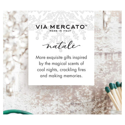 Via Mercato-Natale-Petite Diffuseur à roseaux-Diffuseur de neige tombant