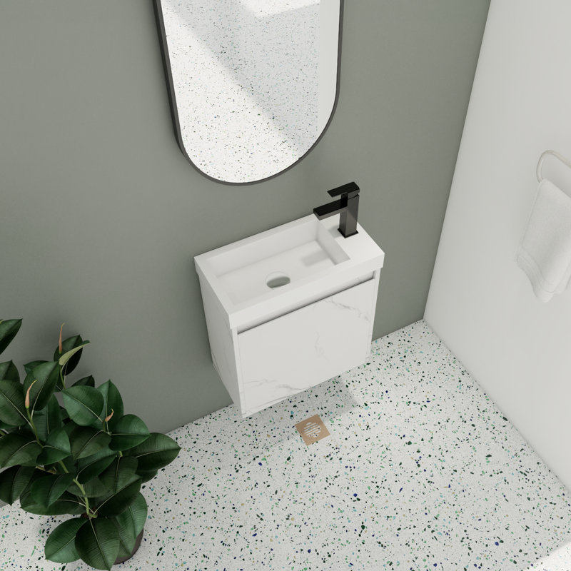 Meuble-lavabo simple avec plateau 20,17 po Juretta
