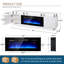 Console média avec foyer électrique 70 po Jayan-853692832
