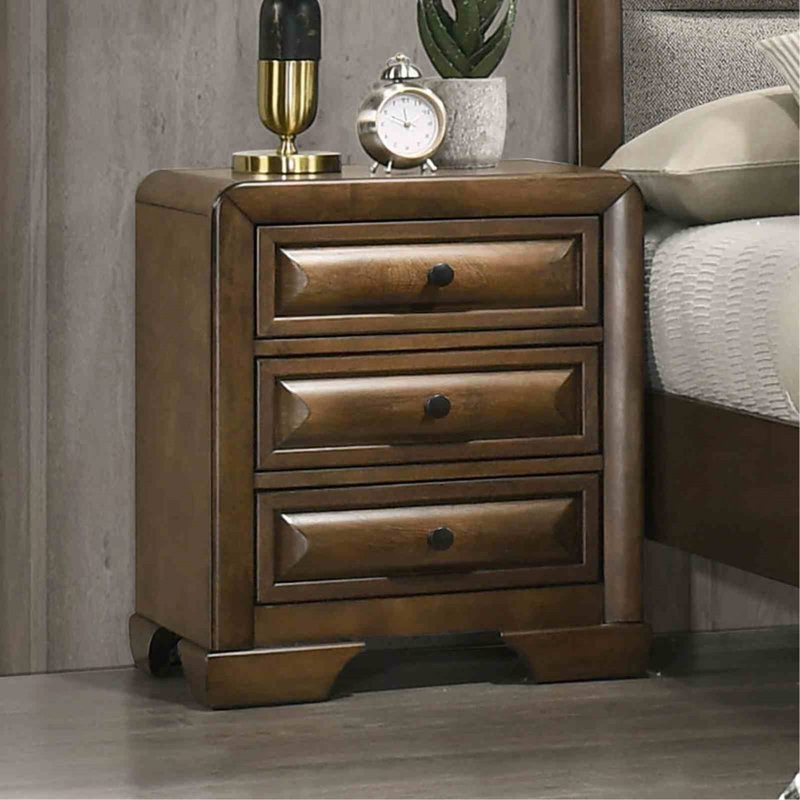Mobilier de chambre à coucher style transitionnel 1pc
