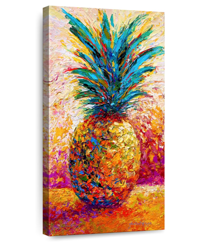 Pineapple Expression, 54" H x 27" W