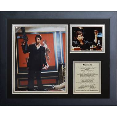 Legends Never Die Framed On Paper Memorabilia