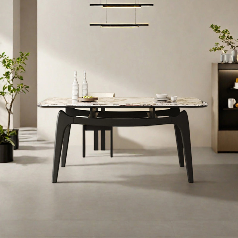 Table de salle à manger simple, H 29,53 po x L 55,12 po x l 31,5 po