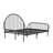Haven Queen Arched Metal Platform Bed