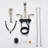 Bathroom Faucet With Pull Down Sprayer, 2 Handles 3 Hole Bathroom Faucet-107099425