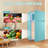 WANAI 3.5 Cu.Ft Mini Fridge with Freezer, Compact Refrigerator for Office, Dorm, Apartment, 7-Level Adjustable Thermostat, 2 Removable Shelves and Bakset, Small Fridge-126095939
