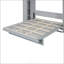 Grand lit escamotable avec tablettes