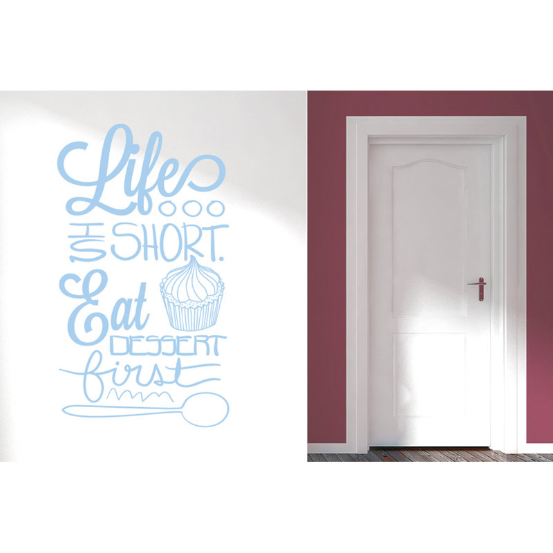 Wall Decal, Light Blue, Large