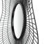 Nazario Metal Flat Wall Mirror