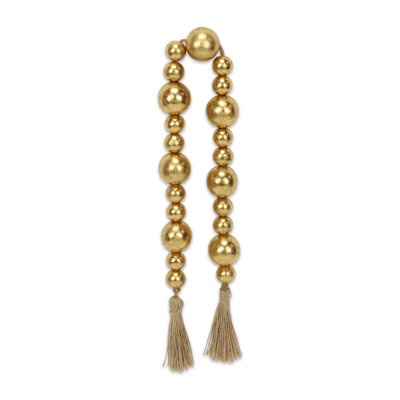 Yilda Multi-Size Wood Beaded Garland