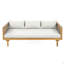 Ensembles de meubles de patio: lit de jour 3 places + table en bois d'acacia-2127485031