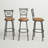 Basche Swivel Adjustable Height Bar Stool