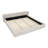 Chenille King Bed Frame With Soft Headboard-1572365257