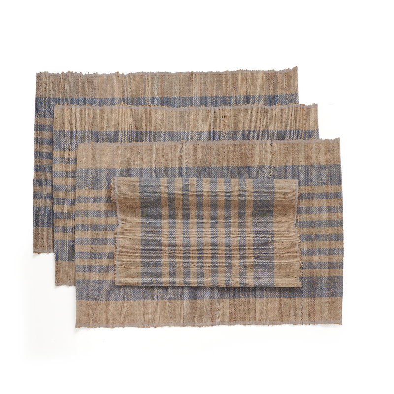 Cotton Striped Rectangle Placemat