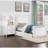 Transitional White Nightstand