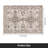 Non-Slip Machine Washable Oriental Brown/Beige Area Rug-848401318